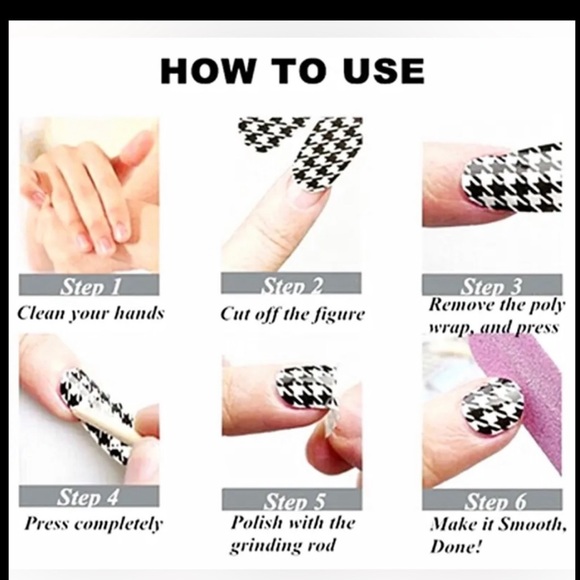 $1 NAIL STICKER WRAPS. NEW. $1 WITH ANY $10 ORDER OR MORE - Picture 3 of 4